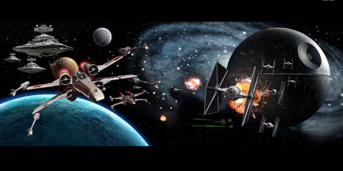 1920x1080 HD Star Wars Space Battle (1) 1920x1080 (1080p) - Wallpaper - HD