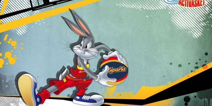1024x768 Bugs Bunny Playing Basketball - Wallpapers | DesiComments.com