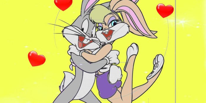 1024x1024 ImageSpace - Cartoon Bugs Bunny And Lola | gmispace.com