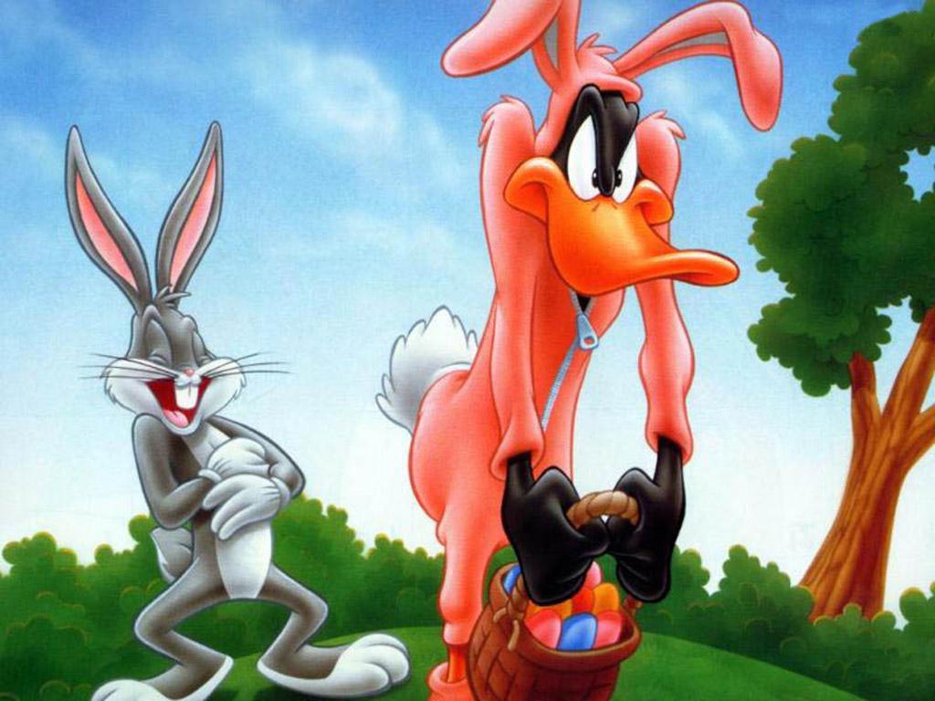 1024x768 Bugs Bunny Wallpaper - Happy Easter Looney Tunes, Hd Wallpapers