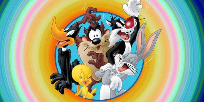 1920x1200 HD wallpaper: Characters Looney Tunes Bugs Bunny Porky Pig Tweety