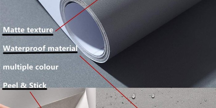 1001x1001 Solid Color Matte Textured Vinyl Peel and Stick Wallpaper Contact Paper  Self-Adhesive Wallpaper Shelf Liner Home Decorative Paper,15.8inch by  79inch