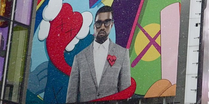 1280x960 the art collectors » KAWS' Kanye West Billboard