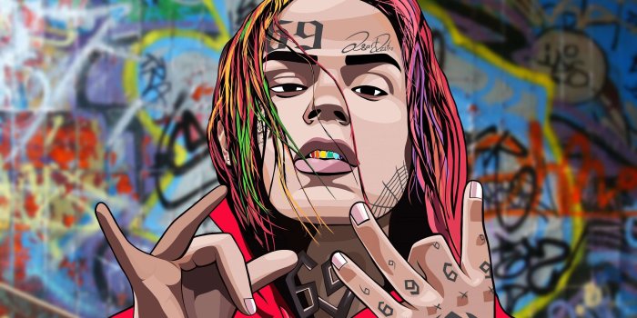 3840x2743 Wallpaperplex on 6ix9ine Wallpapers in 2019 | Rapper art, Art