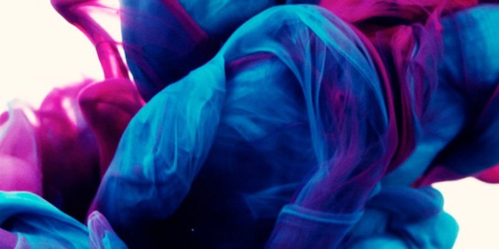 1080x1920 Purple Blue Paint Clouds Embrace Android Wallpaper free download