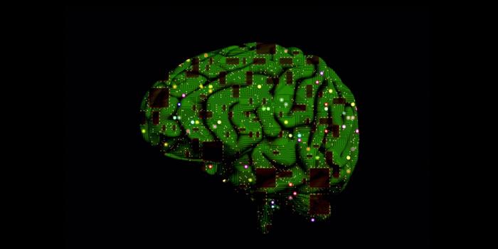 3000x3000 Download wallpaper 3000x3000 brain, microchip, circuits, artificial