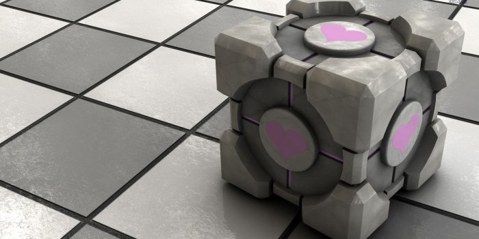 1600x900 Weighted Companion Cube - Portal 2 Wallpaper (38676828) - Fanpop