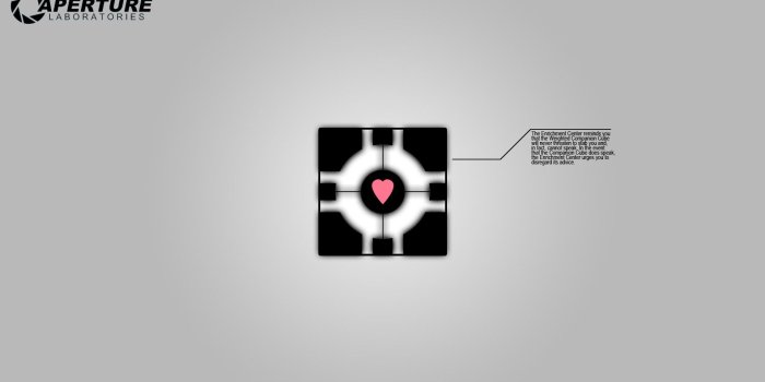 1920x1080 70+ Companion Cube Wallpapers on WallpaperPlay