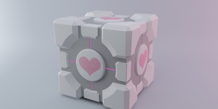 1920x1080 1600x900 Companion Cube Wallpaper | Everything!!! in 2019