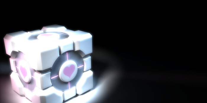 1680x1050 Portal Companion Cube Portal 2 wallpaper | 1680x1050 | 193155