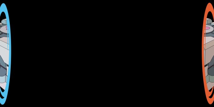 3840x1080 Portal Weighted Companion Cube Dual Monitor Wallpaper | Pixelz