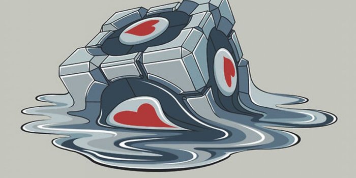 1200x1600 Companion Cube Portal Mobile Wallpaper - Mobiles Wall