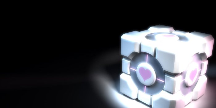 1680x1050 White and pink fidget cube, Companion Cube, Portal (game) HD