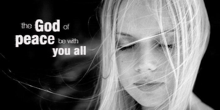 1366x768 The God of Peace! | Christian Wallpapers