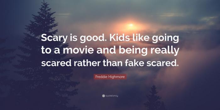 3840x2160 Freddie Highmore Quote: “Scary is good. Kids like going to a movie