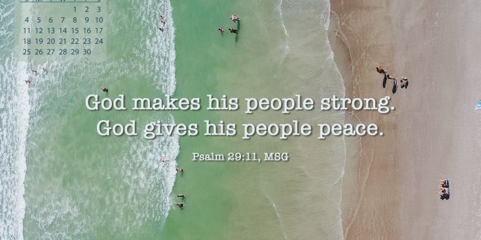 1440x900 June 2017 - Strength and Peace Desktop Calendar- Free June Wallpaper