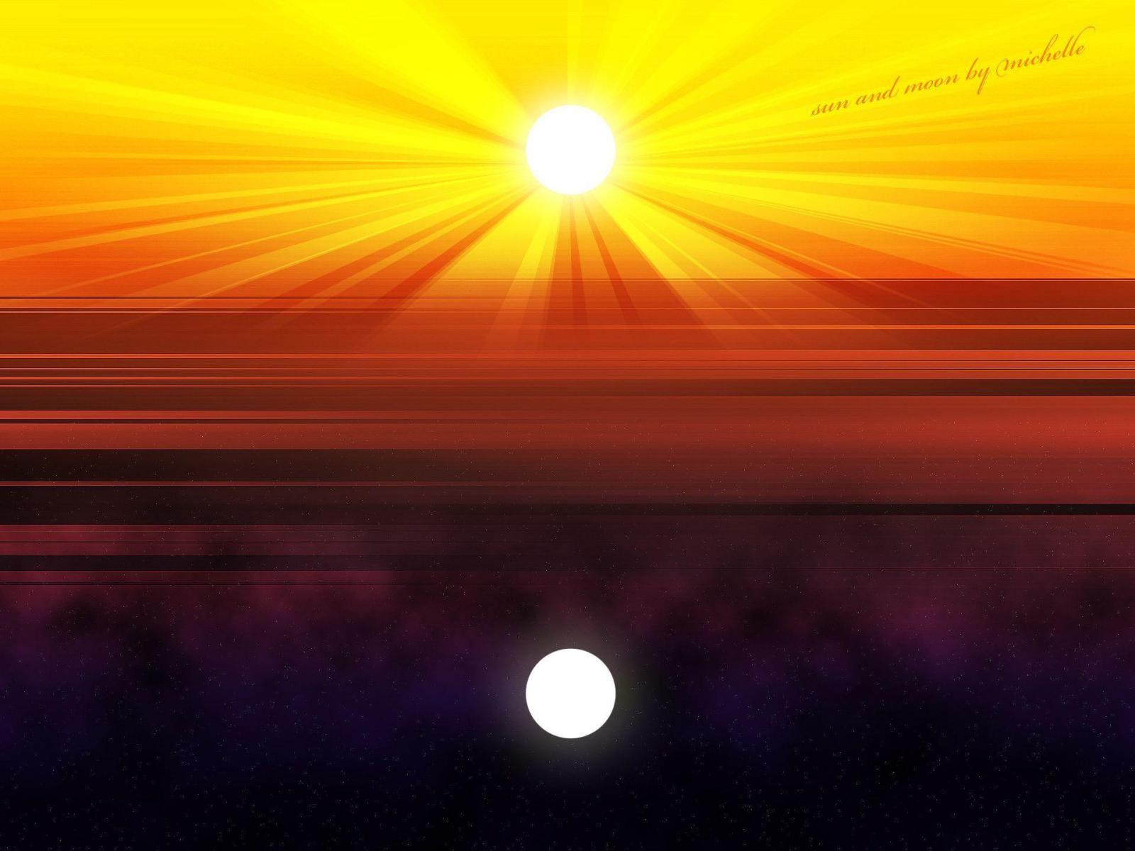 1920x1440 Sun And Moon Backgrounds