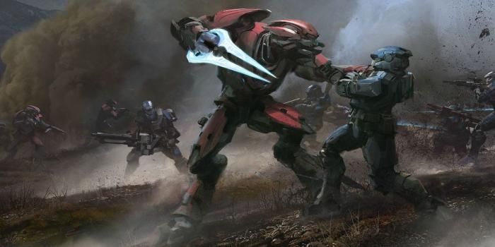 2560x1024 45+] Halo Dual Screen Wallpaper on WallpaperSafari