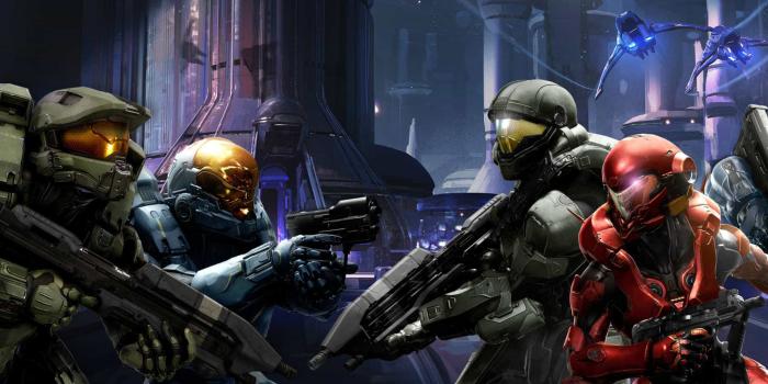 3840x1080 Halo 5 Fireteam Osiris Vs Blue Team Dual Monitor Wallpaper | Pixelz