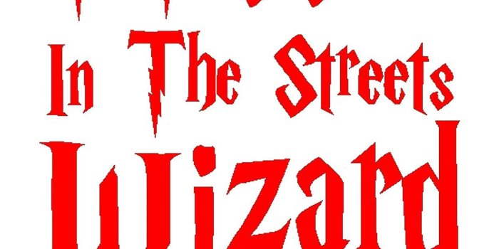 1250x1500 Muggle In The Streets Wizard In The Sheets Decal, Harry Potter Sticker,  You're A Wizard, Harry! (H 8 By L 6 Inches, Red)
