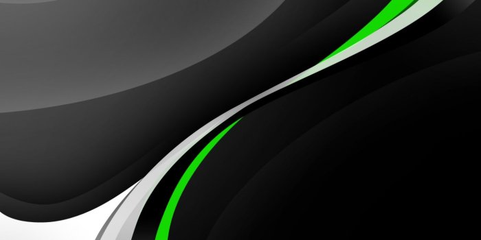 1366x768 Black And Green Unique Vector Wallpaper #2274 - Ongur
