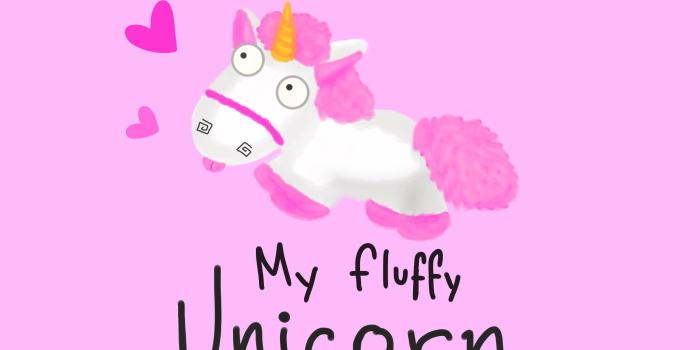 2500x1700 Pink Fluffy Unicorn Clipart