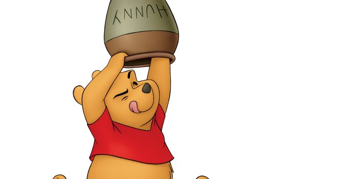 1920x1200 Winnie the Pooh with Hunny Desktop Wallpaper