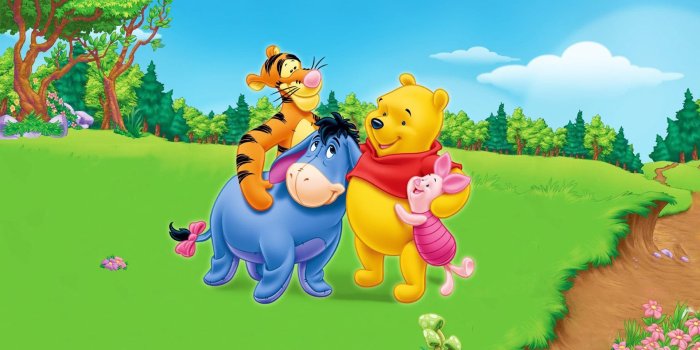 1920x1200 Winnie The Pooh Tigger Eeyore Piglet Friendship With Friends Cartoon