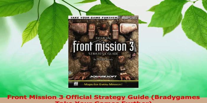 1920x1080 Read Front Mission 3 Official Strategy Guide Bradygames Take Your Games  Further EBooks Online