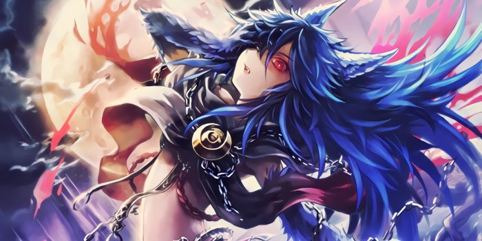 1920x1079 Video Game, Rage Of Bahamut, Fenrir - Kawaii Anime Wolf Girl, Hd