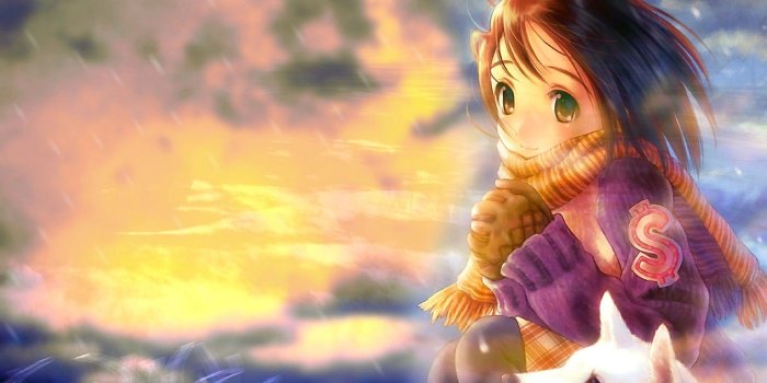 2560x1600 Wolf Girl And Black Prince Anime Dog Wallpaper - Free Wallpapers Stock