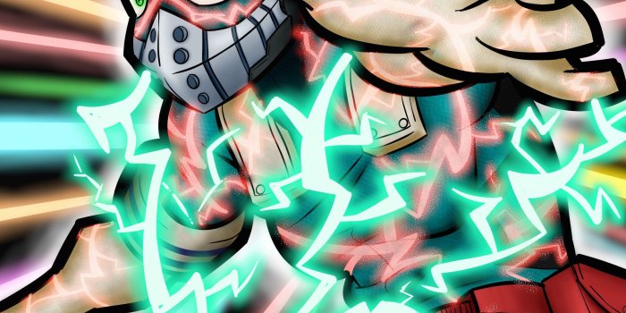 2486x3516 Deku fully suited up in Costume Gamma going Full Cowl 100%!!! Art