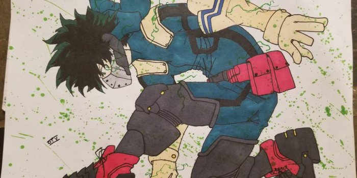1024x768 Deku costume Gamma | My Hero Academia Amino