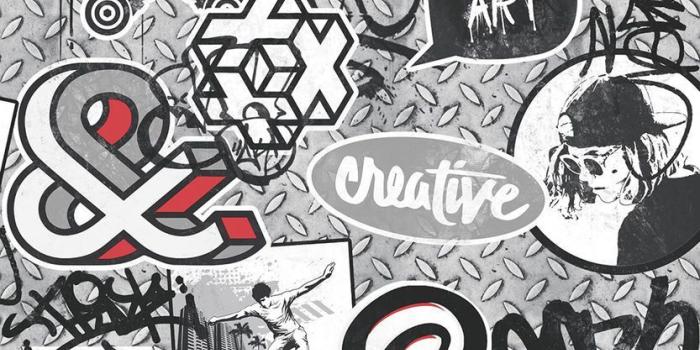 833x1000 Details about Ugepa Scrap Metal Red Wallpaper L15810 - Novelty Kids