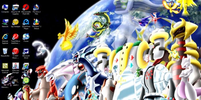 1353x828 Legendary Pokemon Wallpapers For Computer | Wallpapers Point