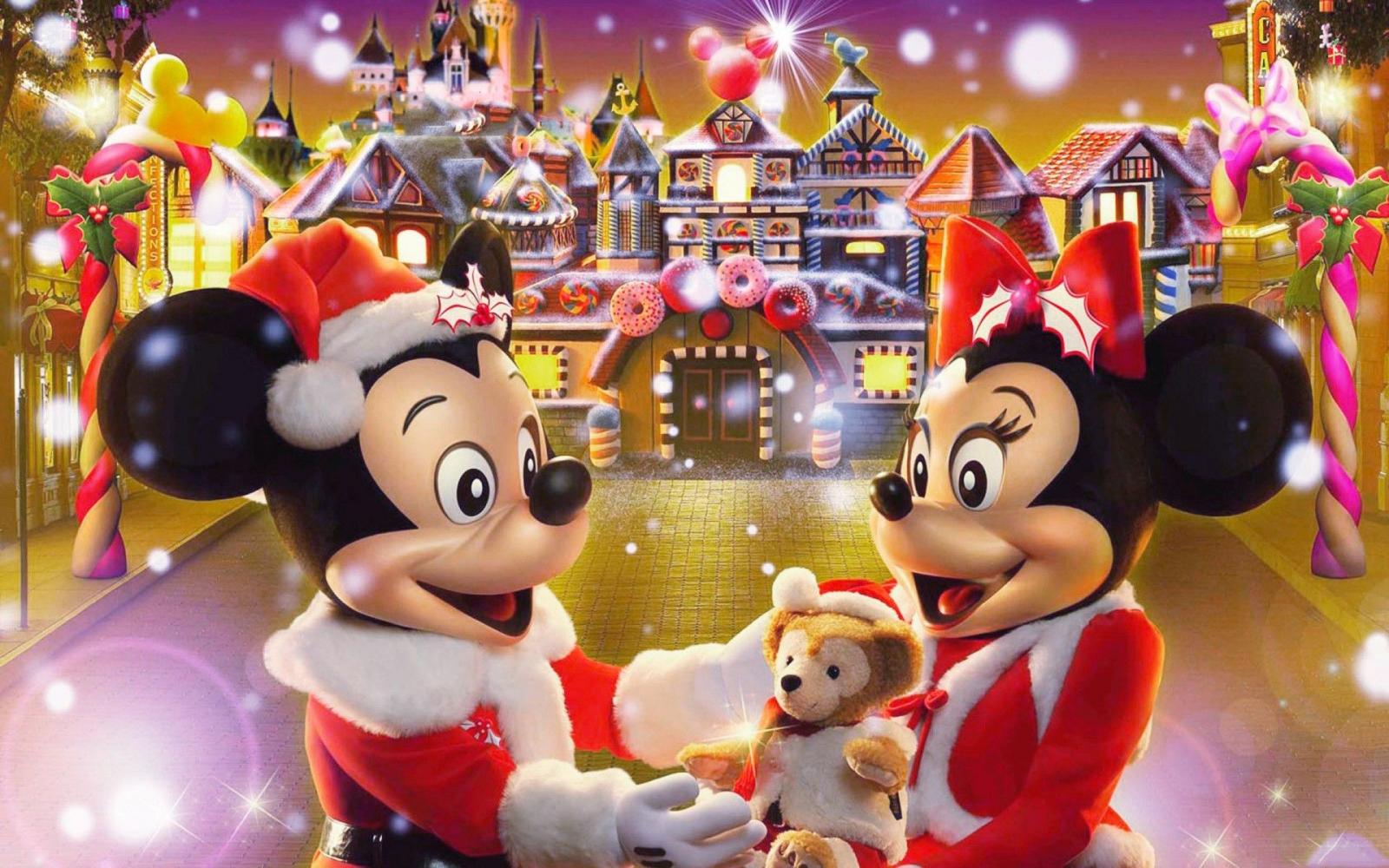 1920x1200 74+ Mickey Christmas Wallpapers on WallpaperPlay