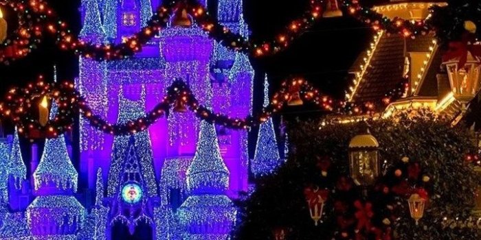 720x1280 Disney world christmas wallpaper disney world christmas night