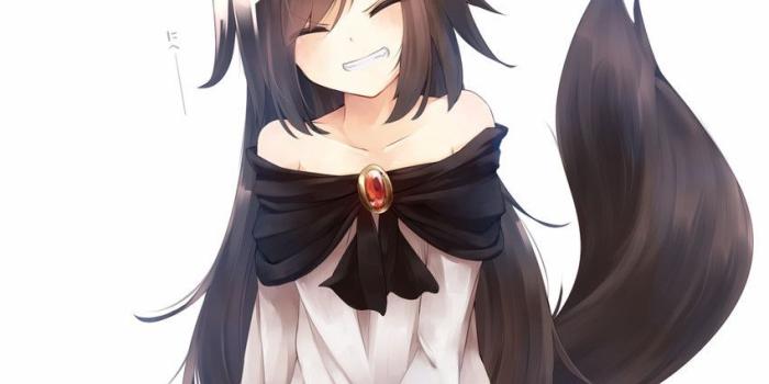 850x1133 anime fox girl - Google Search | Cat Fox Ears | Anime, Anime wolf