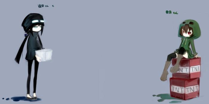 1410x759 Minecraft Creeper Girl Hd Wallpaper | Wallpapers Sensei