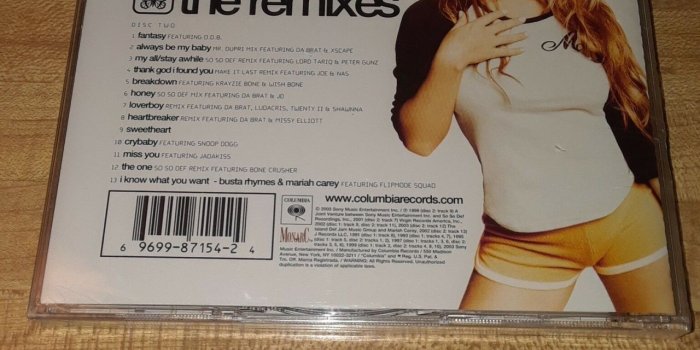 1280x1280 Mariah Carey Honey Remix Caution Cd Clear File Sticker Giappone Best