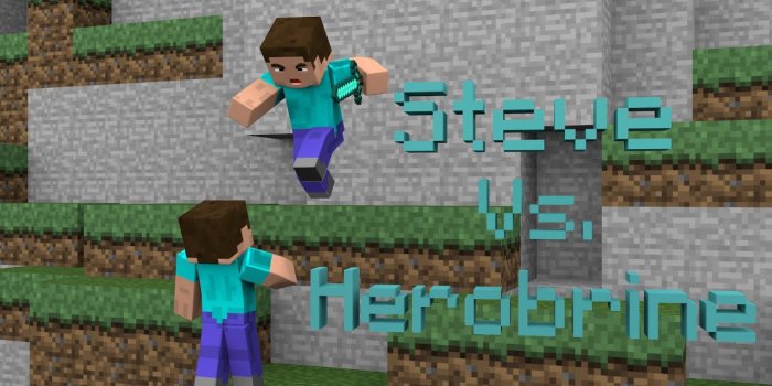 1280x720 Herobrine And Notch And Steve