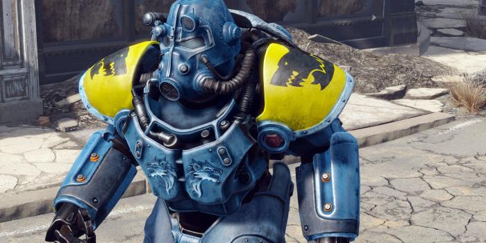 2560x1440 Space Wolf Power Armor Paint Mod download