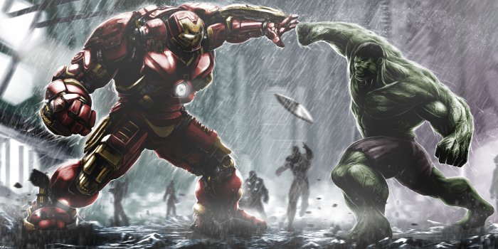 3840x2160 Hulk Hulkbuster Ironman - Hulk Wallpaper Hd Free Wallpaper