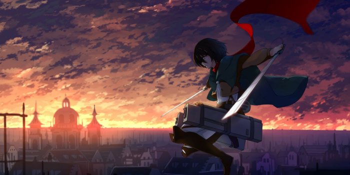 1920x1080 1920x1080 Wallpaper anime, shingeki no kyojin, mikasa ackerman