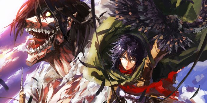 3840x2160 Attack Titan Mikasa Ackerman Attack on Titan Shingeki no Kyojin 4K