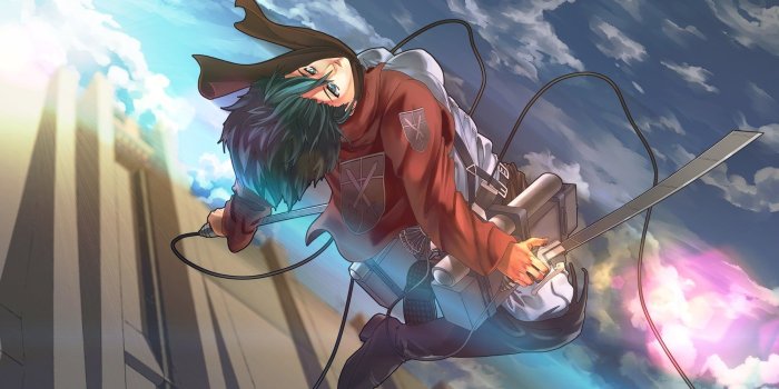 2000x1125 Attack of The Titan character illustration, Shingeki no Kyojin