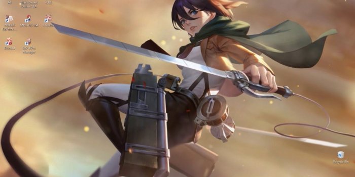 1280x720 Mikasa 心臓を捧げよ！ [Wallpaper Engine Anime]