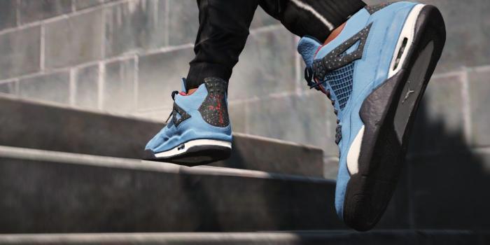 1366x768 Travis Scott Jordan 1 Wallpapers