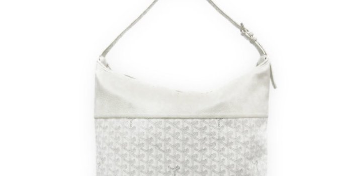 1024x768 Details about Goyard Grenadine Grenadine Women's Leather,Canvas Shoulder  Bag White BF310508