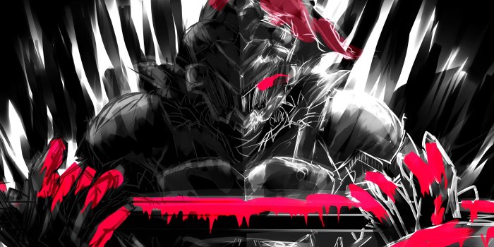 3840x2400 Download wallpapers Goblin Slayer, grunge, novel, manga, protagonist